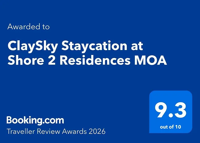 Claysky Staycation At Shore 2 Residences Tower 2 Near Mall Of Asia- Set Up In Amenity And Pool Level With Netflix, Hbo Max & Youtube Premium 4*